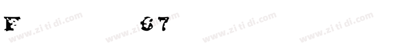 Frutiger 67字体转换